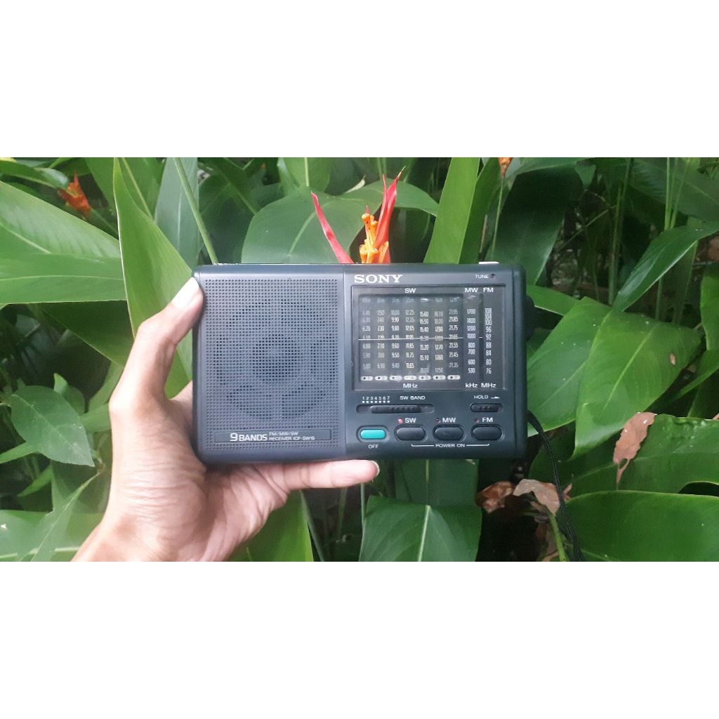 Radio SONY ICF-22 SW1-7/MW/FM 9 Band Istimewa
