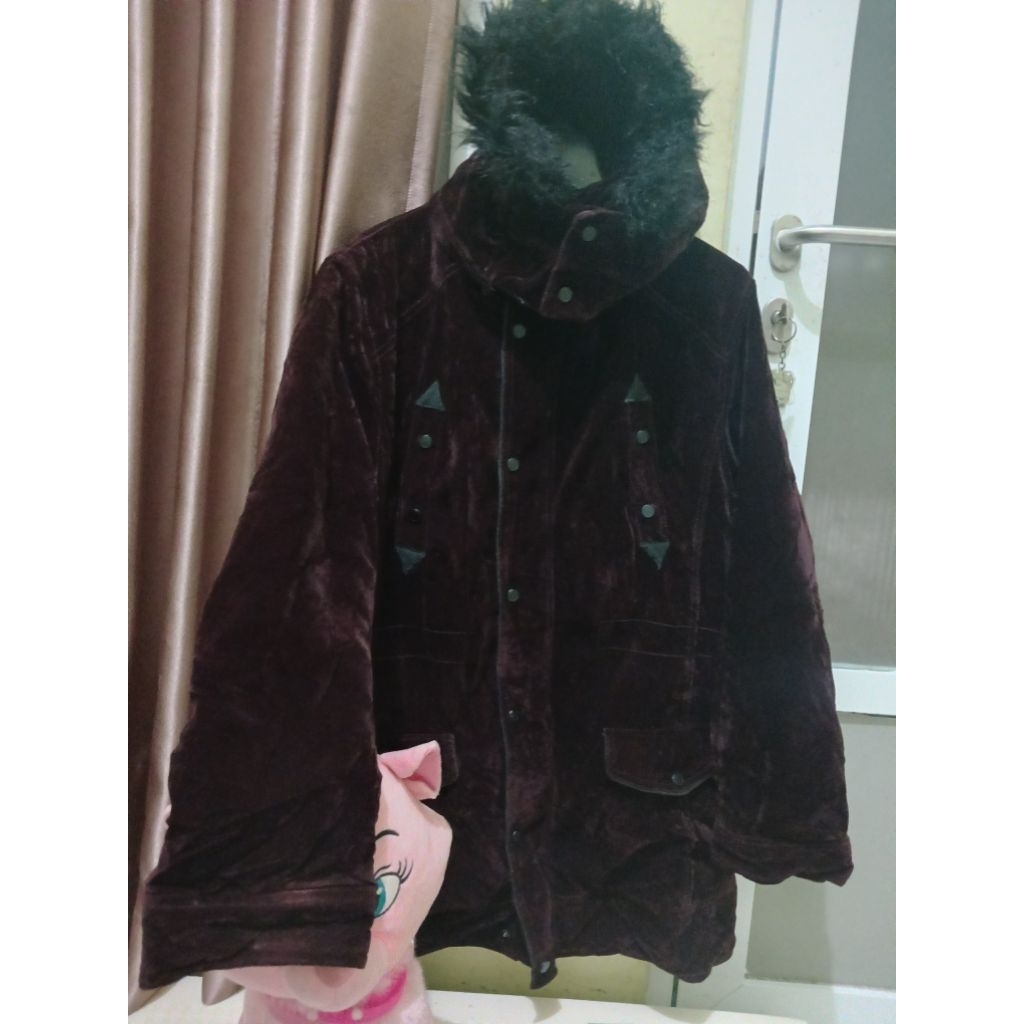 Unknow Brand Parka Faux Fur Jacket