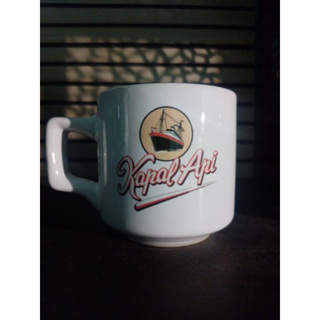 Mug gelas kopi teh mug jengki/jazz cangkir kapal api gelas keramik