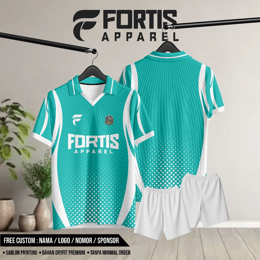 Jersey Futsal Custom Dryfit Full Printing Anak Dewasa Banyak Ukuran