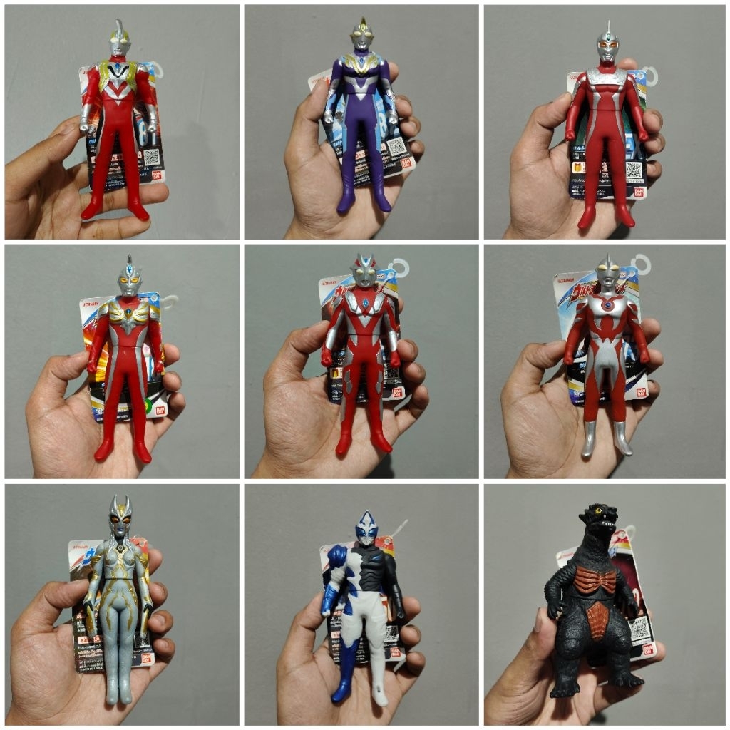 Ultraman dan Kaiju Bandai