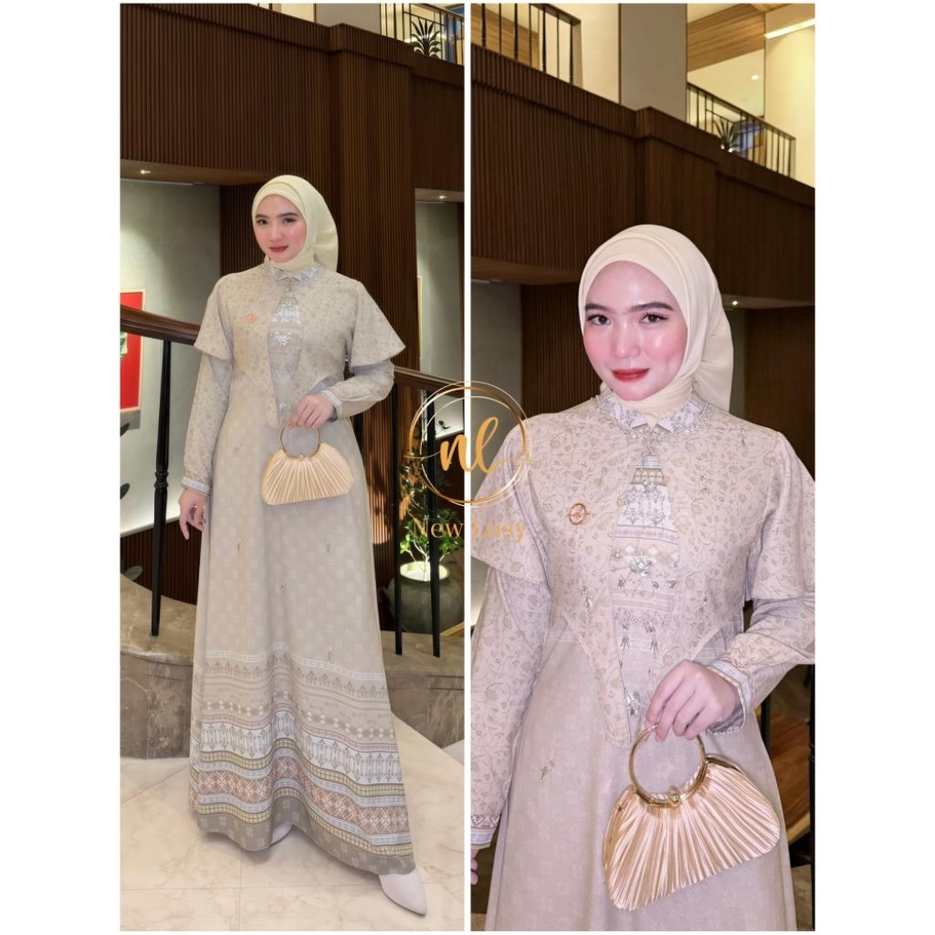 ZOYA dan BILQIS dress / gamis mewah original new Lusy