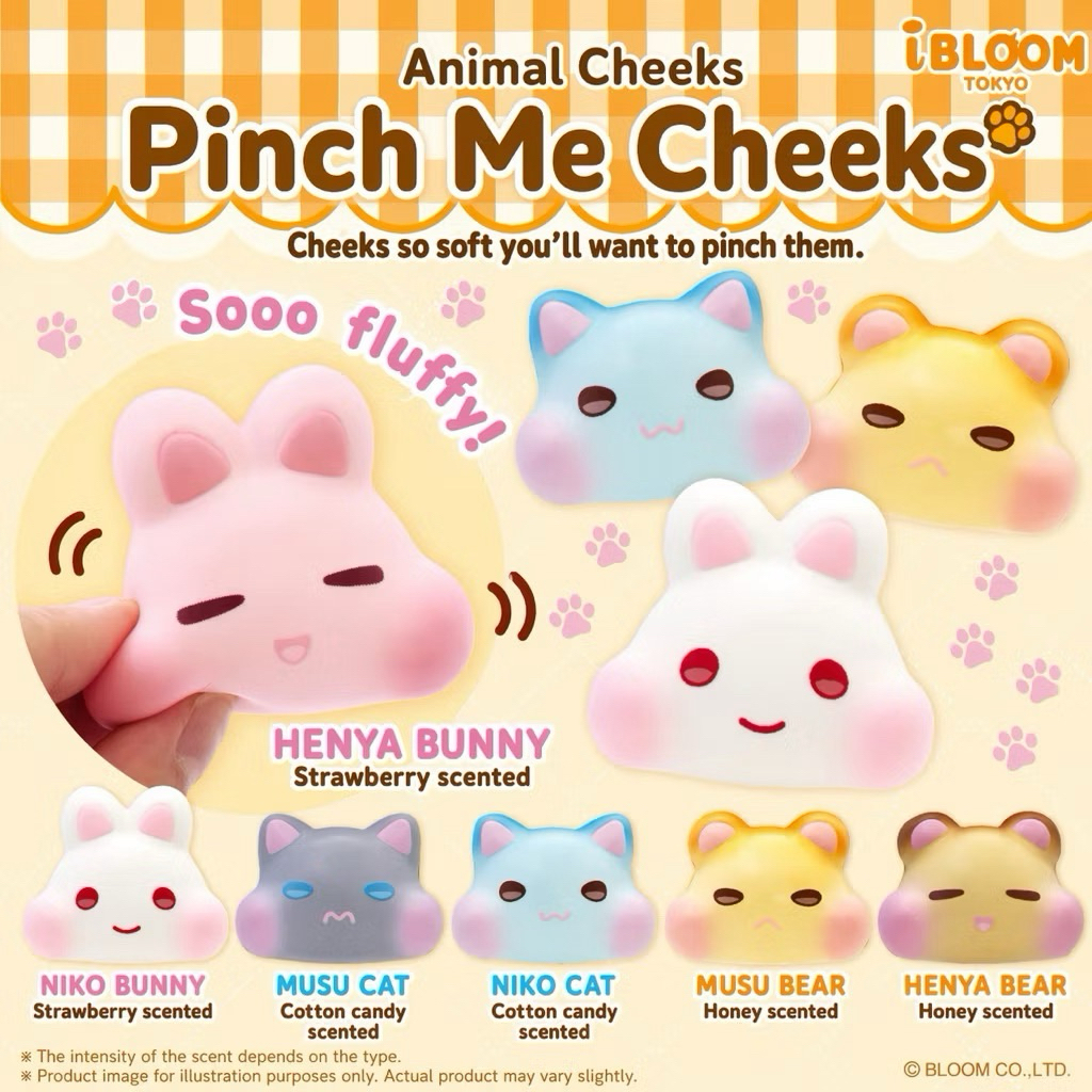 [JEYYNOU SQUISHY] iBloom Gashapon Squishy / Squishy iBloom Pinch Me Cheeks / Squishy iBloom Bagel Do