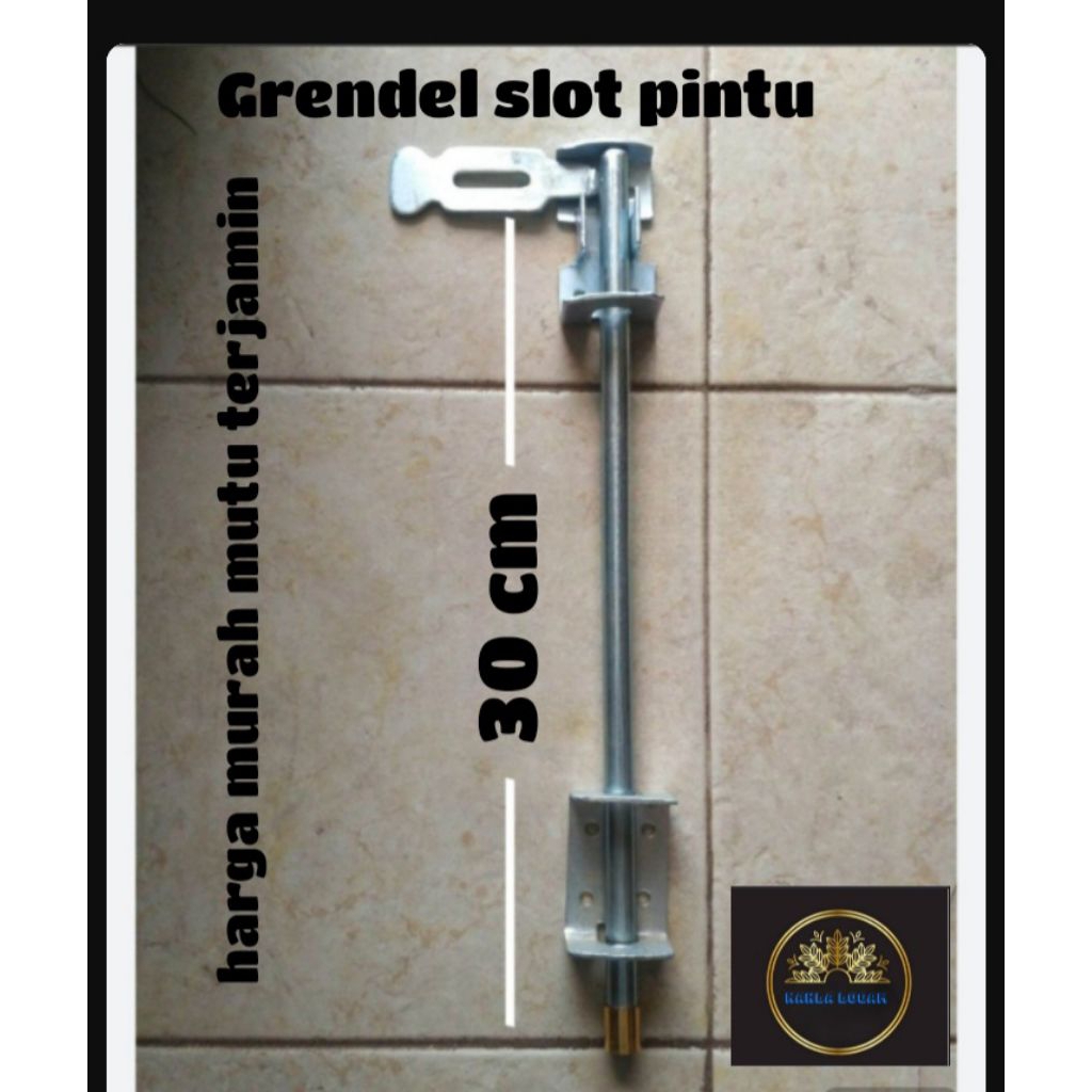 Slot pagar bawah panjang 30 cm | Grendel pintu panjang 30 cm |Pintu henderson | Pintu tralis