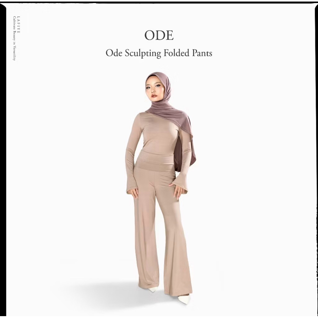[NEW] Lafiye - Ode Sculpting Folded Pants Size L