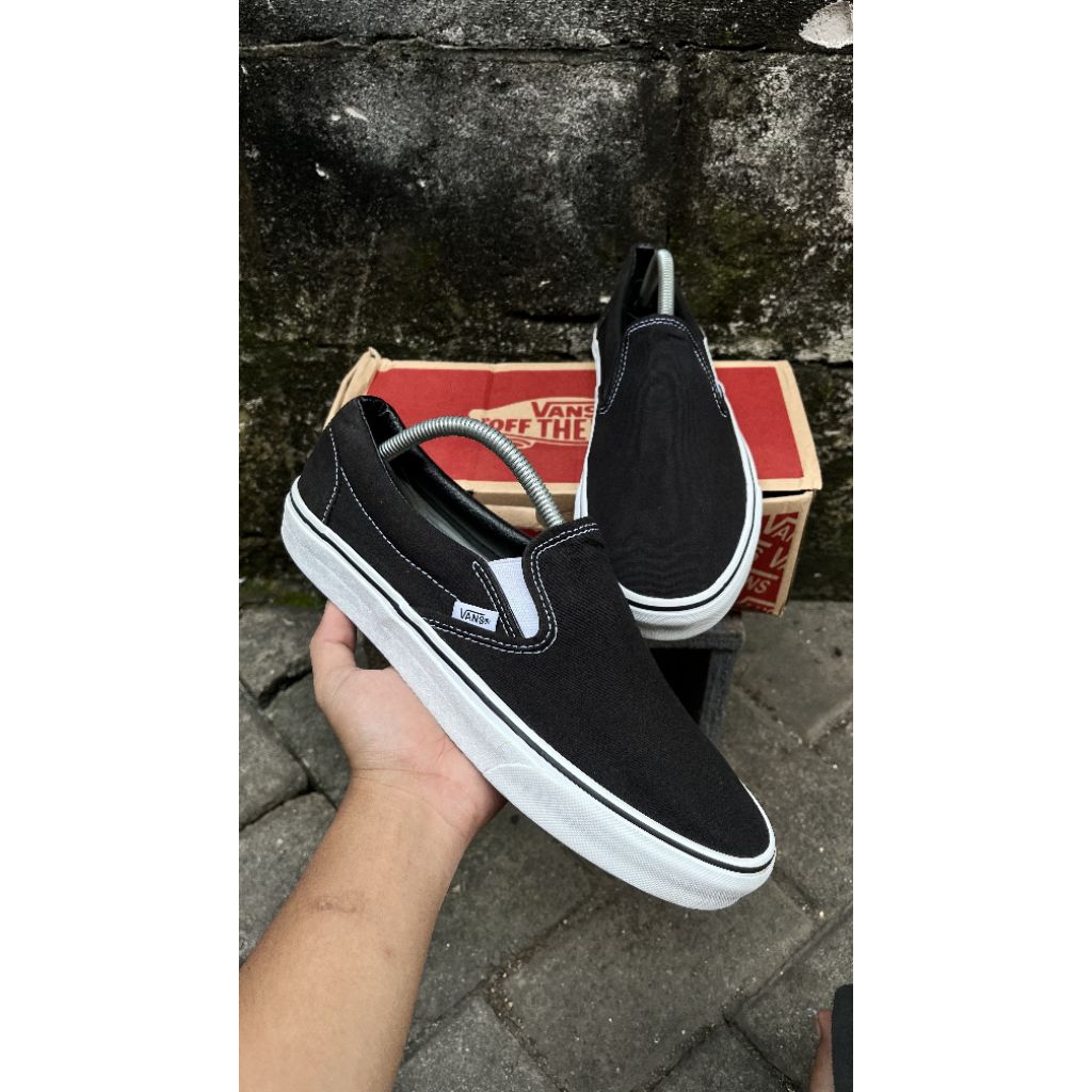 Sneakers Vans Slip On Black White Second
