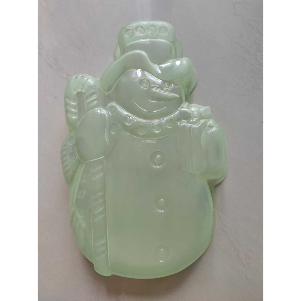 CETAKAN KUE PUDING PUDDING CAKE MOLD BONEKA SALJU SNOWMAN PERLENGKAPAN RUMAH DAPUR HOME KITCHEN TOOL