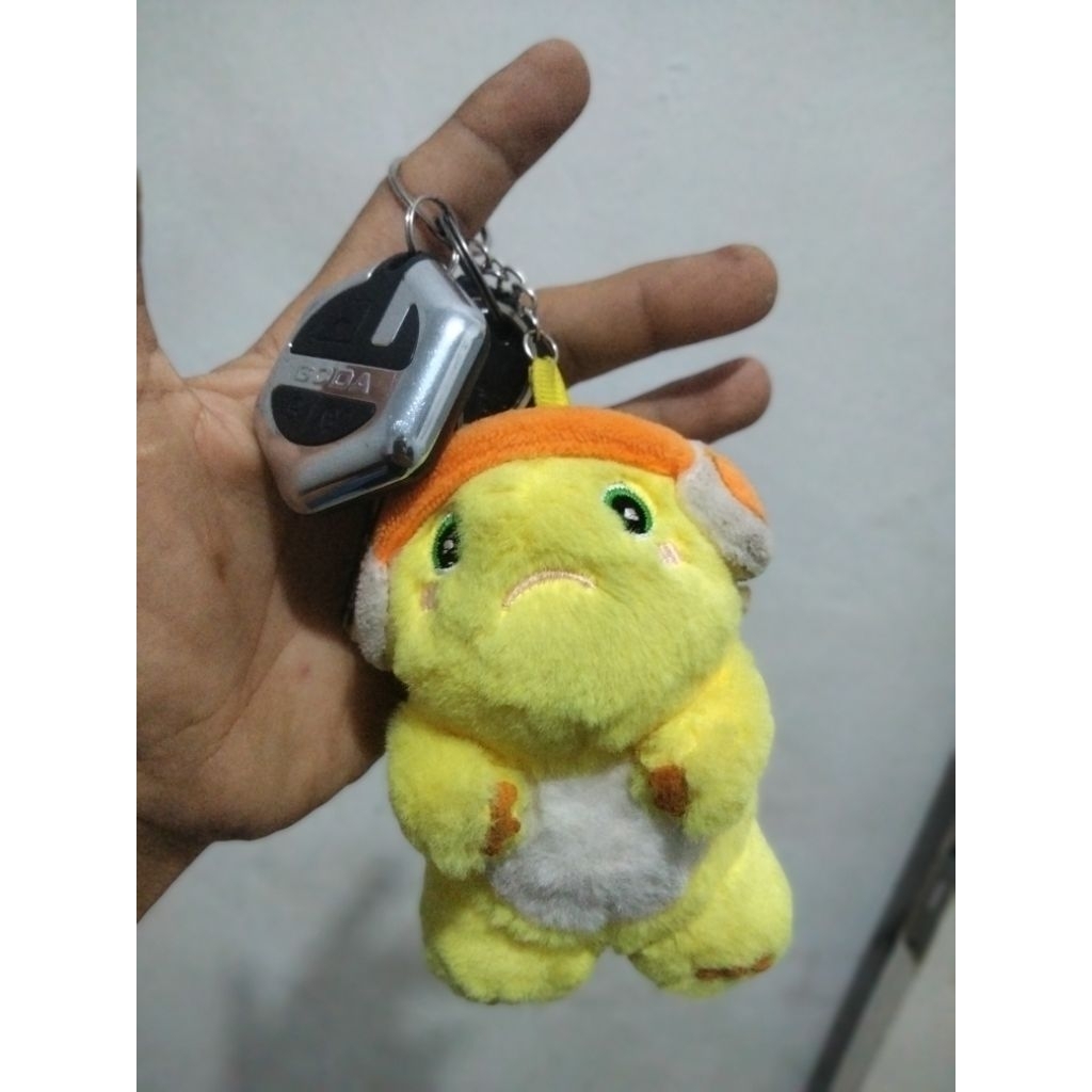 Gantungan kunci boneka dino lucu