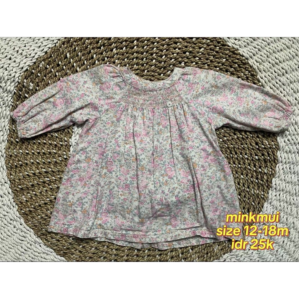 dress minkmui anak bayi preloved