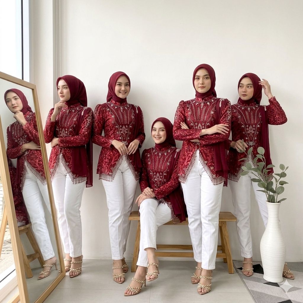 Atasan Kebaya Aldi / Kebaya Pesta / Kebaya Wisuda / Kebaya Brokat