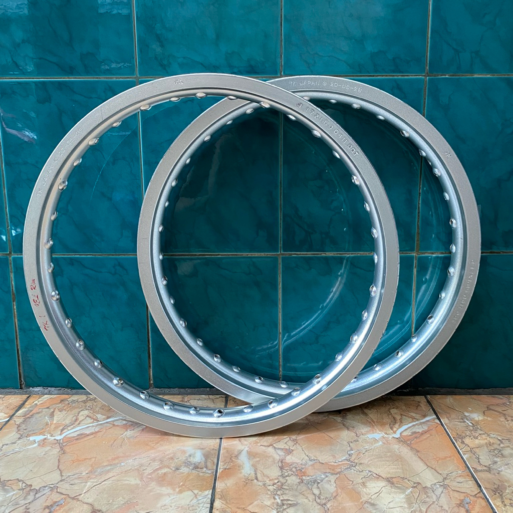 velg velek pelg pelek pelk tk racing tk japan silver 17 160 185