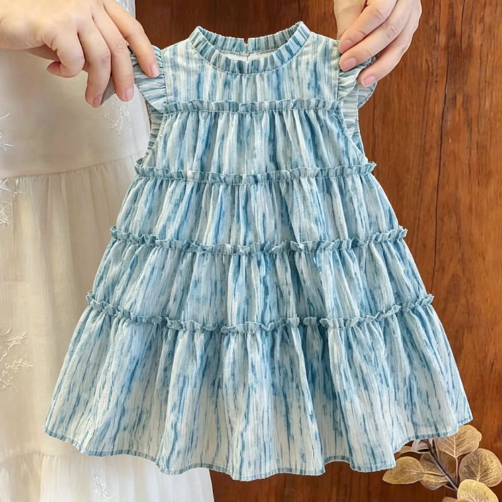 (COD) 2-7 Thn // Dress Anak Import// Baju Anak Perempuan// Kado Ulang Tahun