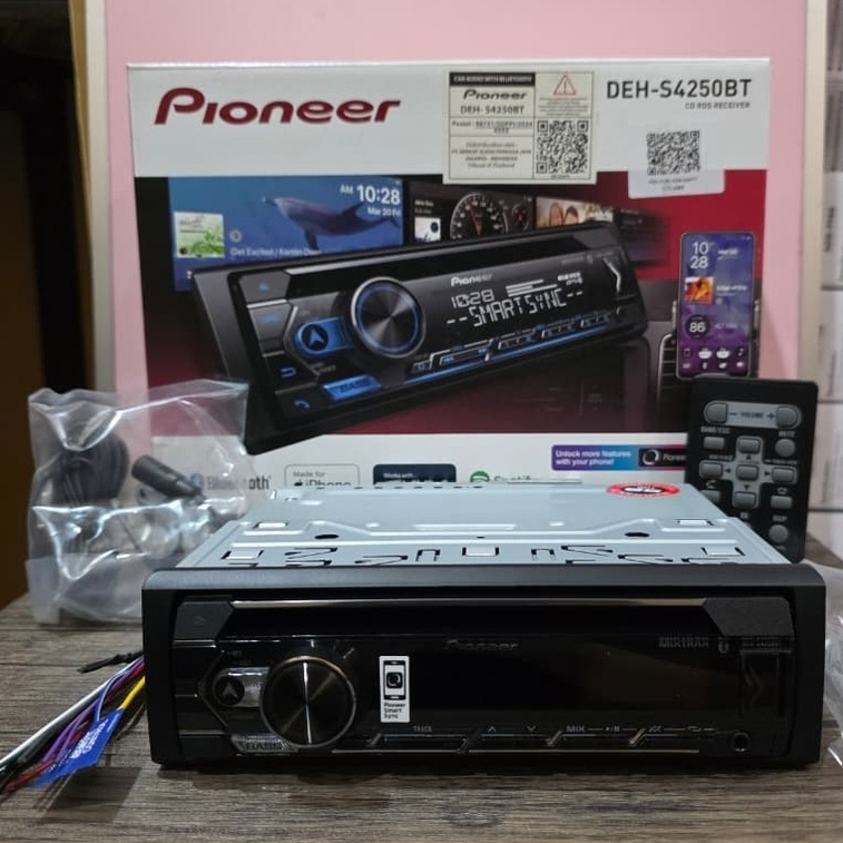 Single Din Pioneer DEH-S4250BT Bluetooth FLAC