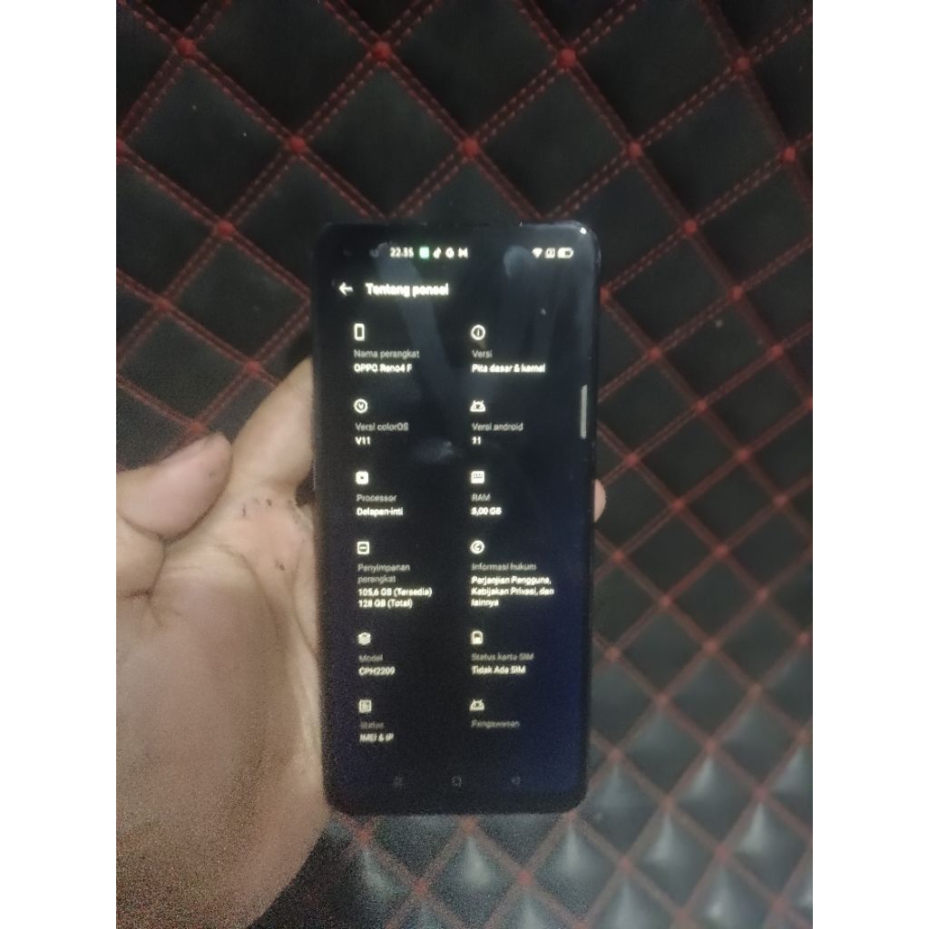 OPPO Reno 4f Ram 8/128 Second