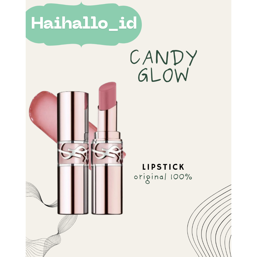 HAIHALLO LIPSTICK CANDY GLOW SHADE 44B ORIGINAL