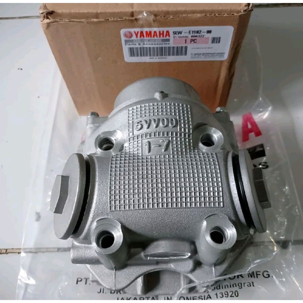 CYLINDER HEAD BLOK HEAD YAMAHA MIO SPORTY MIO SMILE KODE PART 5TL ORIGINAL