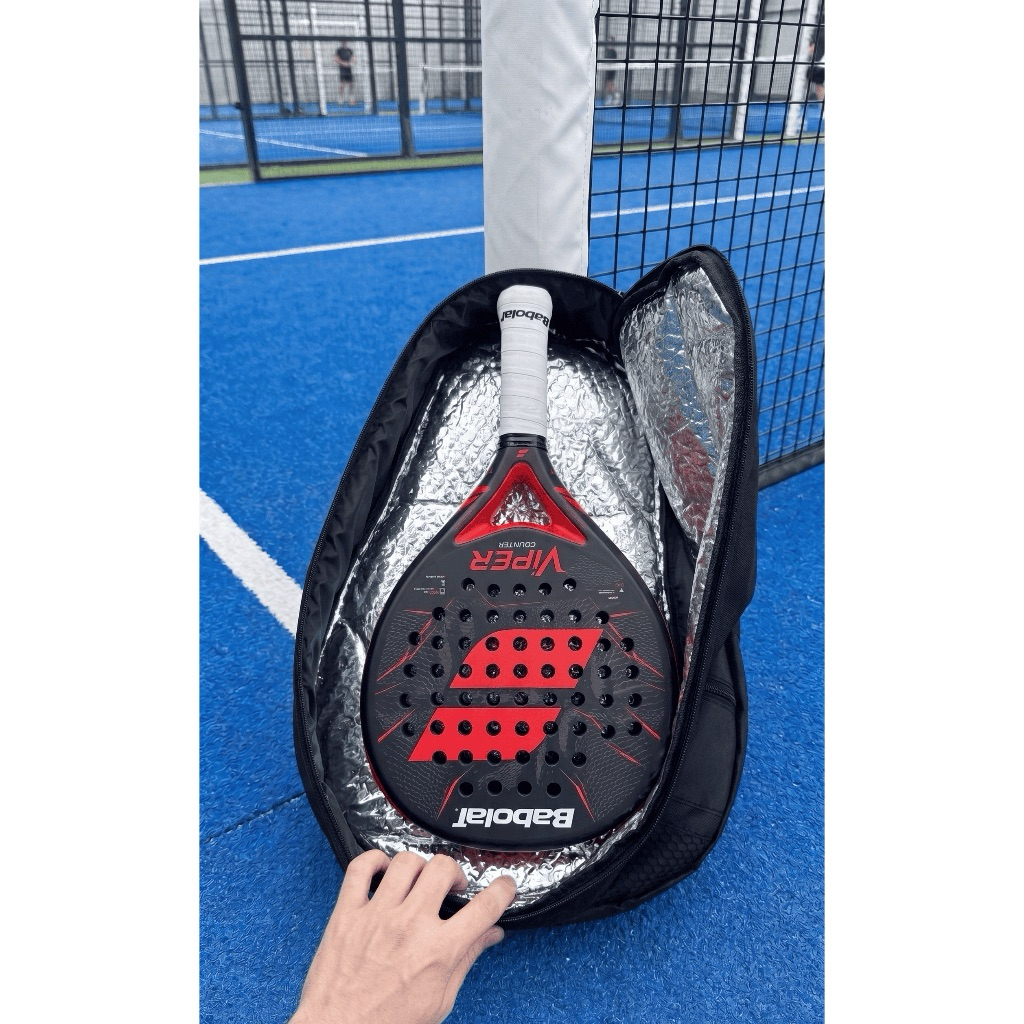 Tas Raket Padel Thermal Waterproof -Tas selempang raket paddel thermal elegan