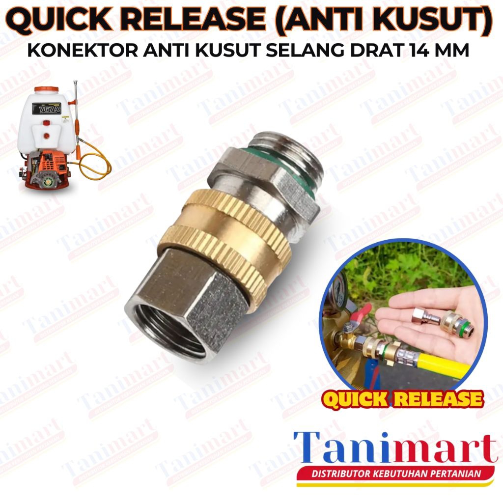 QUICK RELEASE ANTI KUSUT SELANG / NEPEL ANTI KUSUT SELANG / KONEKTOR ANTI KUSUT SELANG