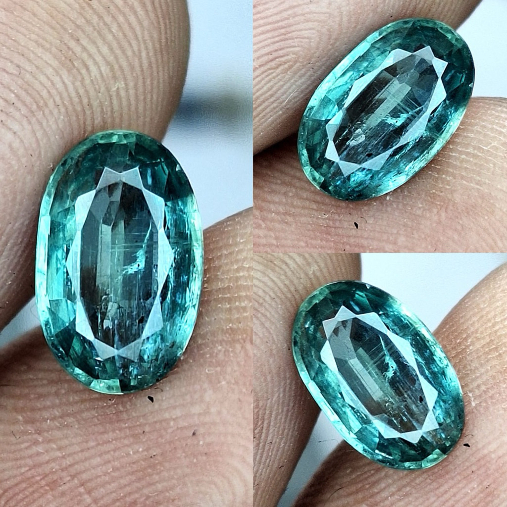 natural green kyanite