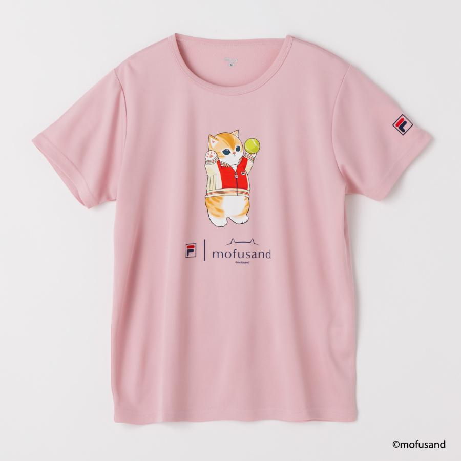 READY STOCK FILA X MOFUSAND T-shirt Original/mofusand BJ cat T-SHIRT Women's Size XL