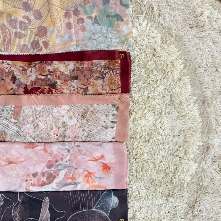 Preloved Hijab Buttonscarves Original Kondisi Bagus