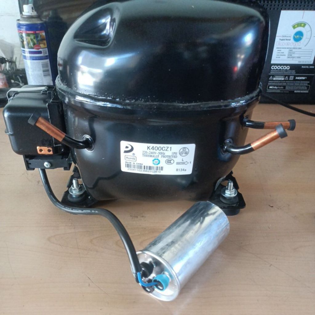 kompresor chiler box frizer 3/4 gulungan tembaga