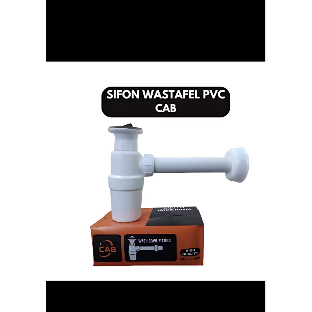 Sifon botol / sifon wastafel / pipa saringan wastafel avur pvc plastik