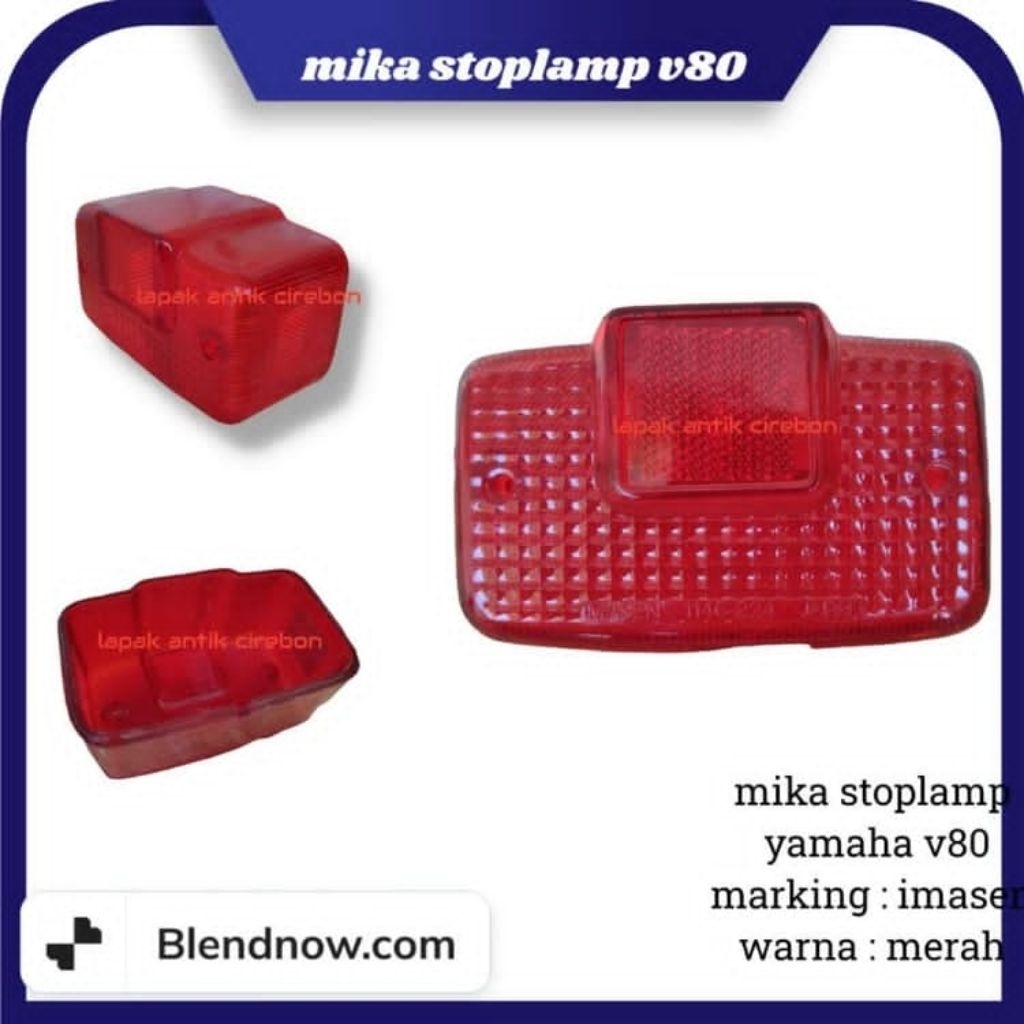 Mika lampu Belakang Stoplamp Yamaha V80 DT100 L2g L2super