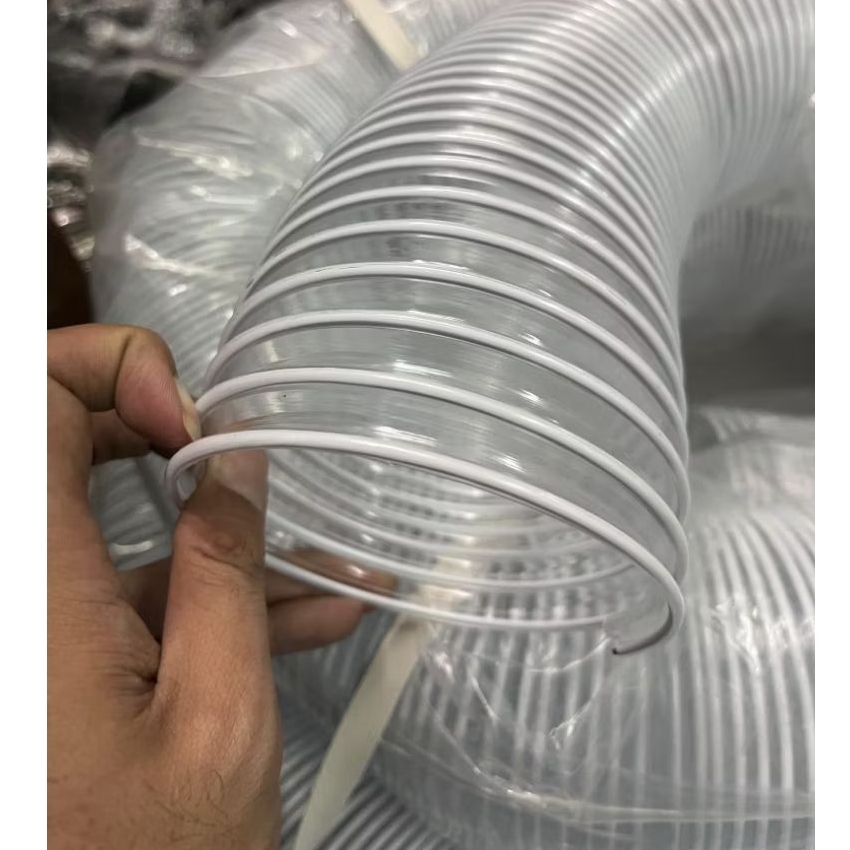 selang flexible ducting platik flex 4"inch × 1mtr selang ducting