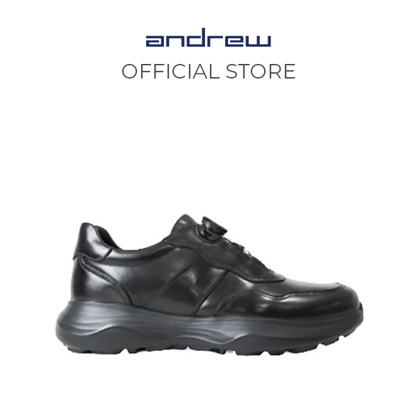 Sepatu Sneakers Pria Andrew Shoes Douglas Black