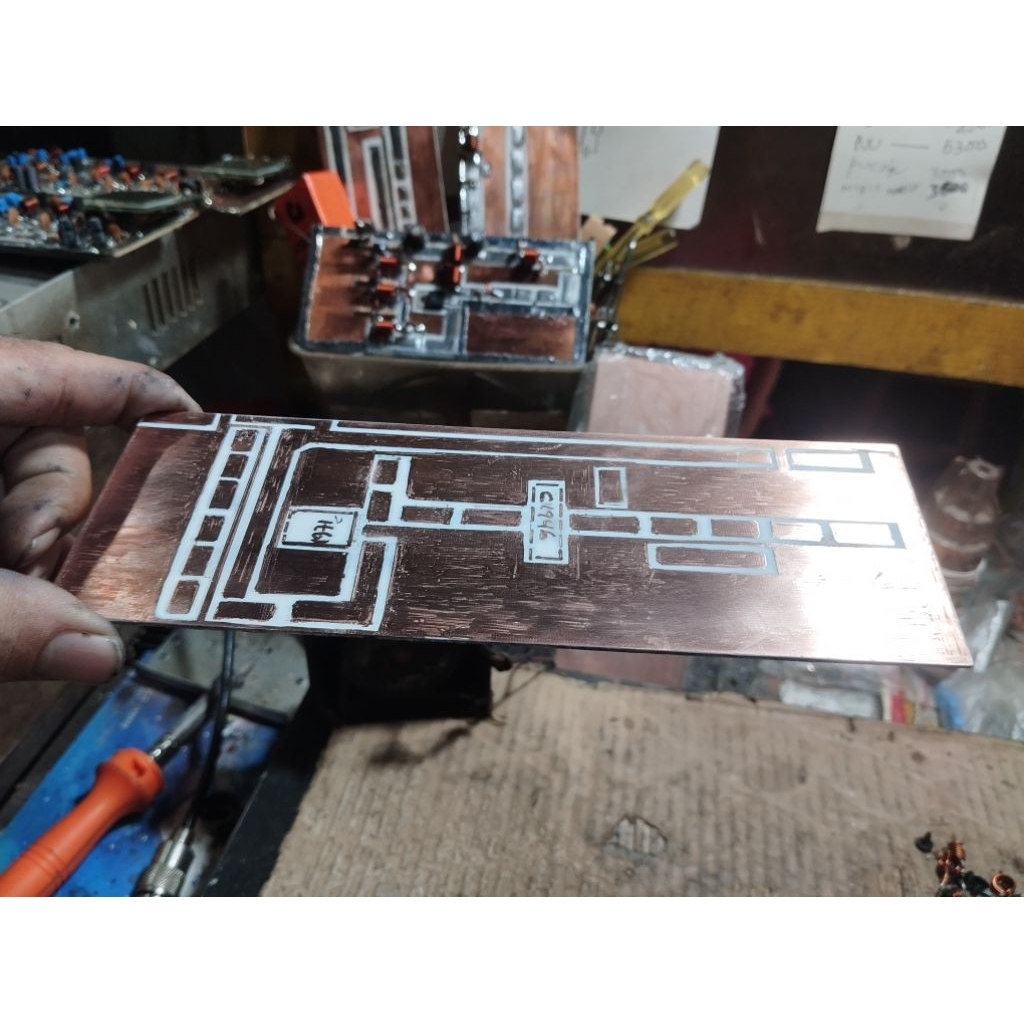 PCB FIBER PUTIH PEMANCAR FM BAFER C4767/DRAFER C1971/ FAINEL C1946 30 wat