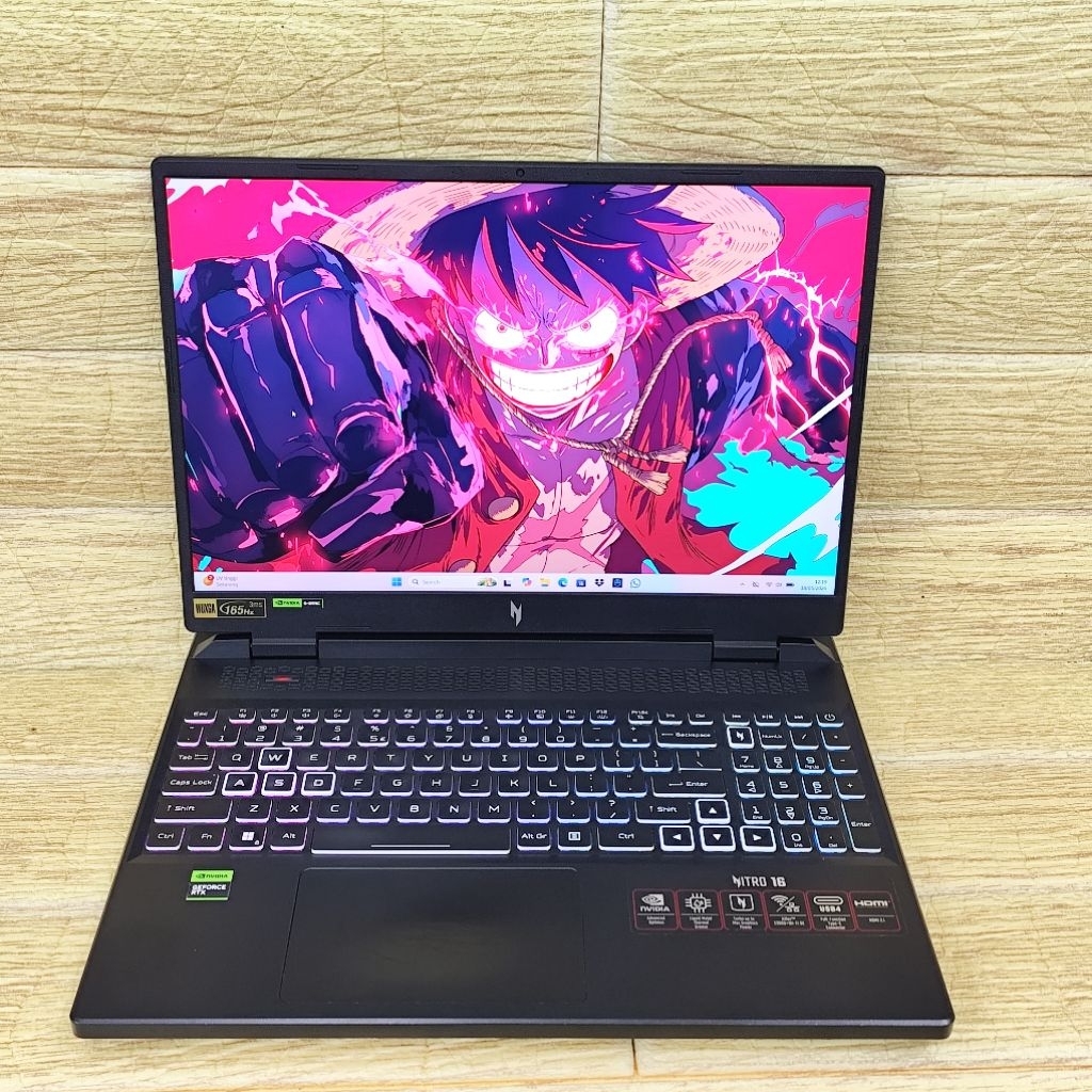 Laptop 2nd GM ACER NITRO 16 AN16-41 AMD Ryzen 7 7735HS RAM 16GB SSD 512GB RTX 4050 6GB