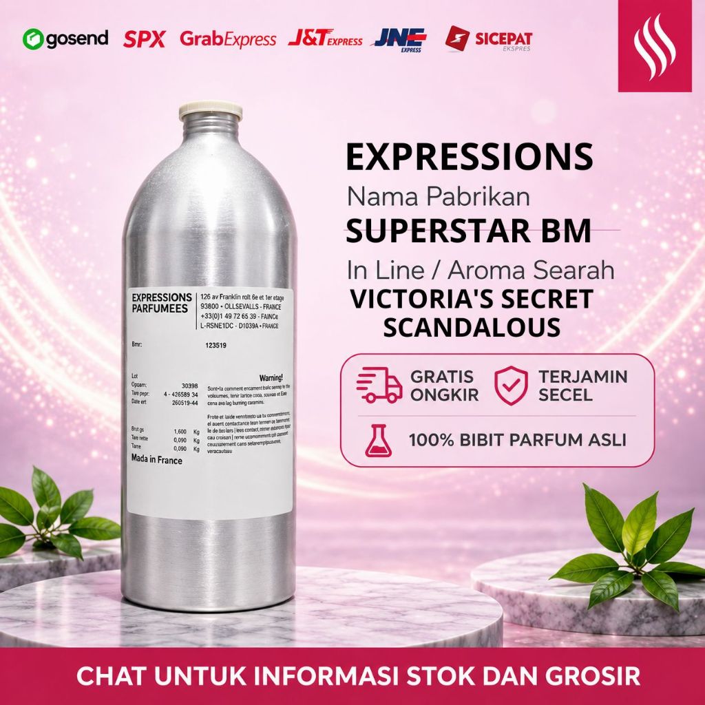 JUAL BIBIT PARFUM ASLI - EXPRESSIONS - SUPERSTAR BM - REPACK - SUMBARA PARFUM