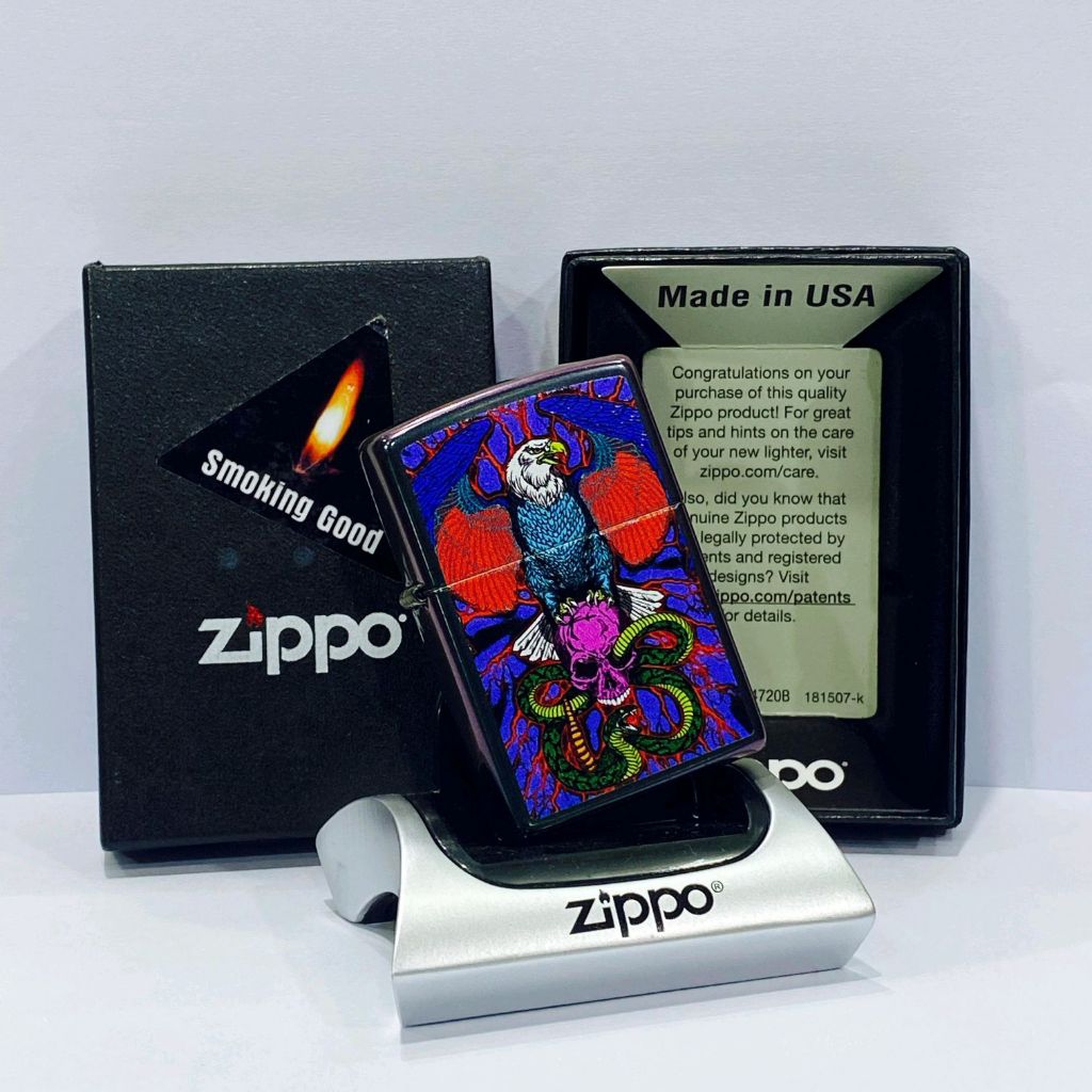 Original Zippo Eagle Snake Sword 49600
