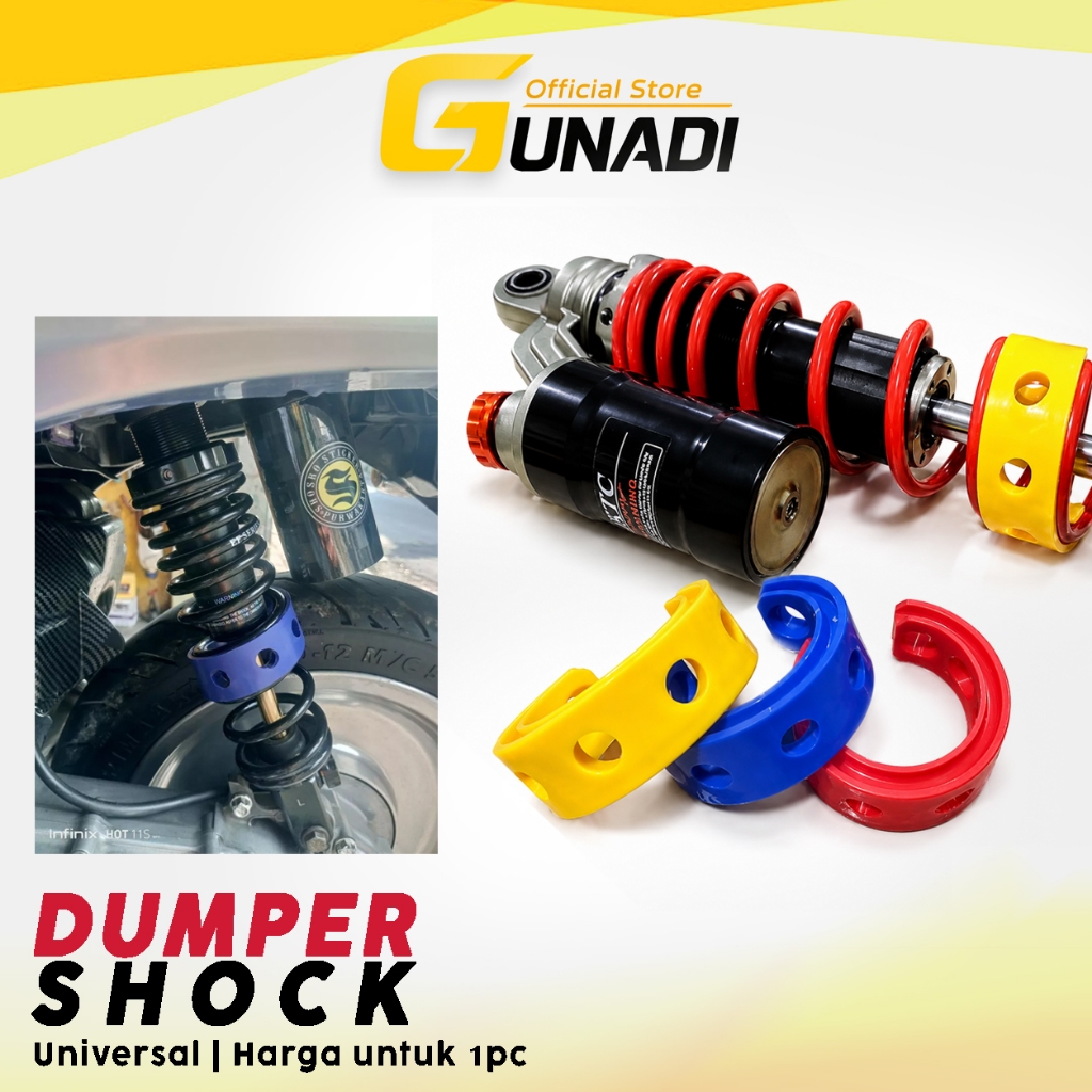 Dumper Shock Belakang Motor Peredam Getaran Shockbreaker Suspensi Skok Shok Variasi Motor Vario 125/