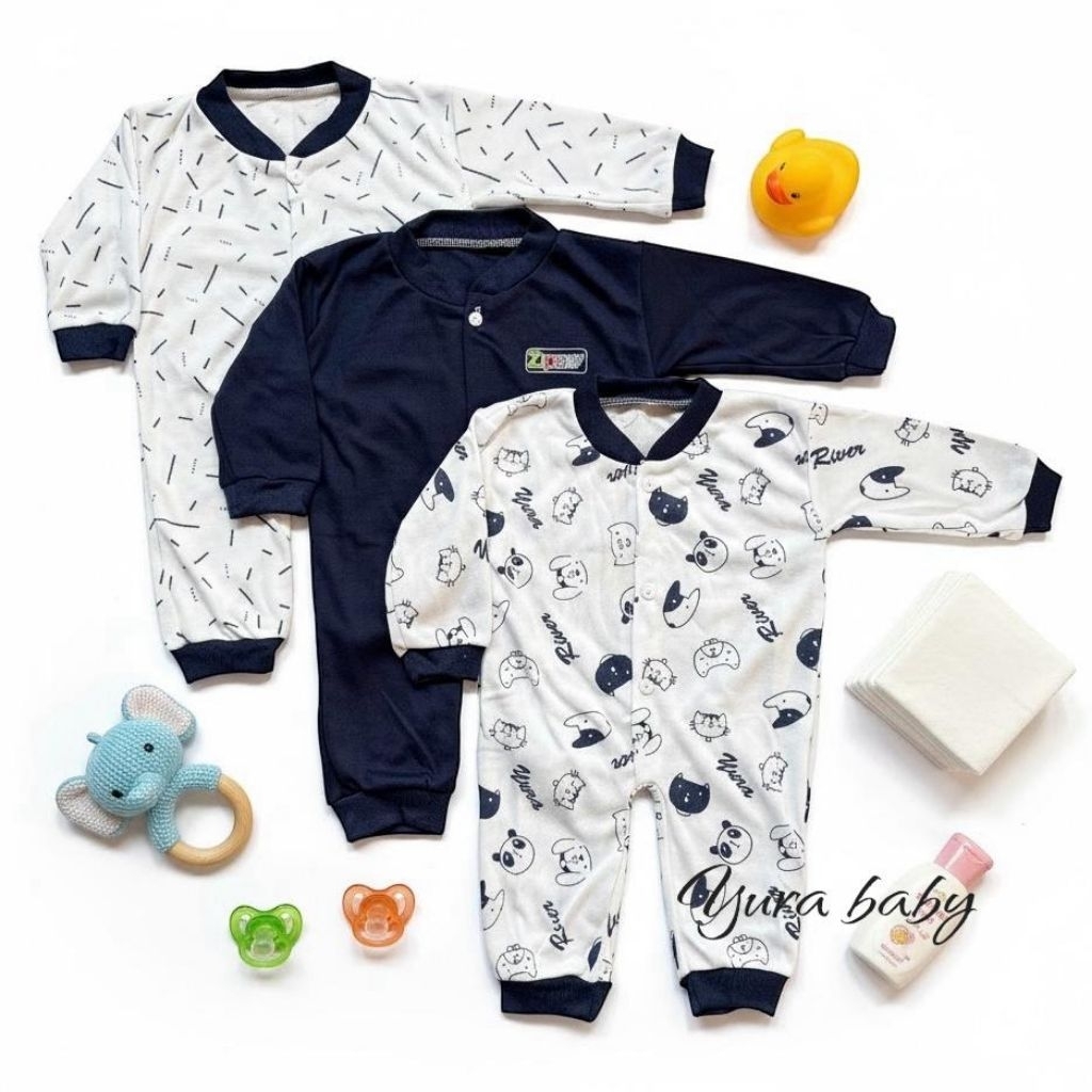 Jumpsuit Bayi / Jumper Panjang Bayi / Sleepsuit Bayi Newborn