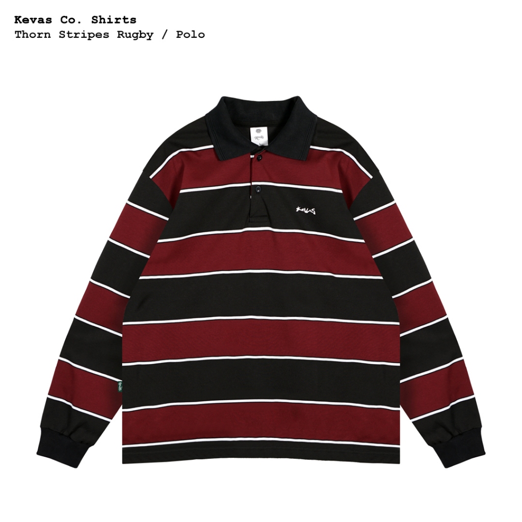 Kevas Thorn Stripes Rugby / Polo Shirts