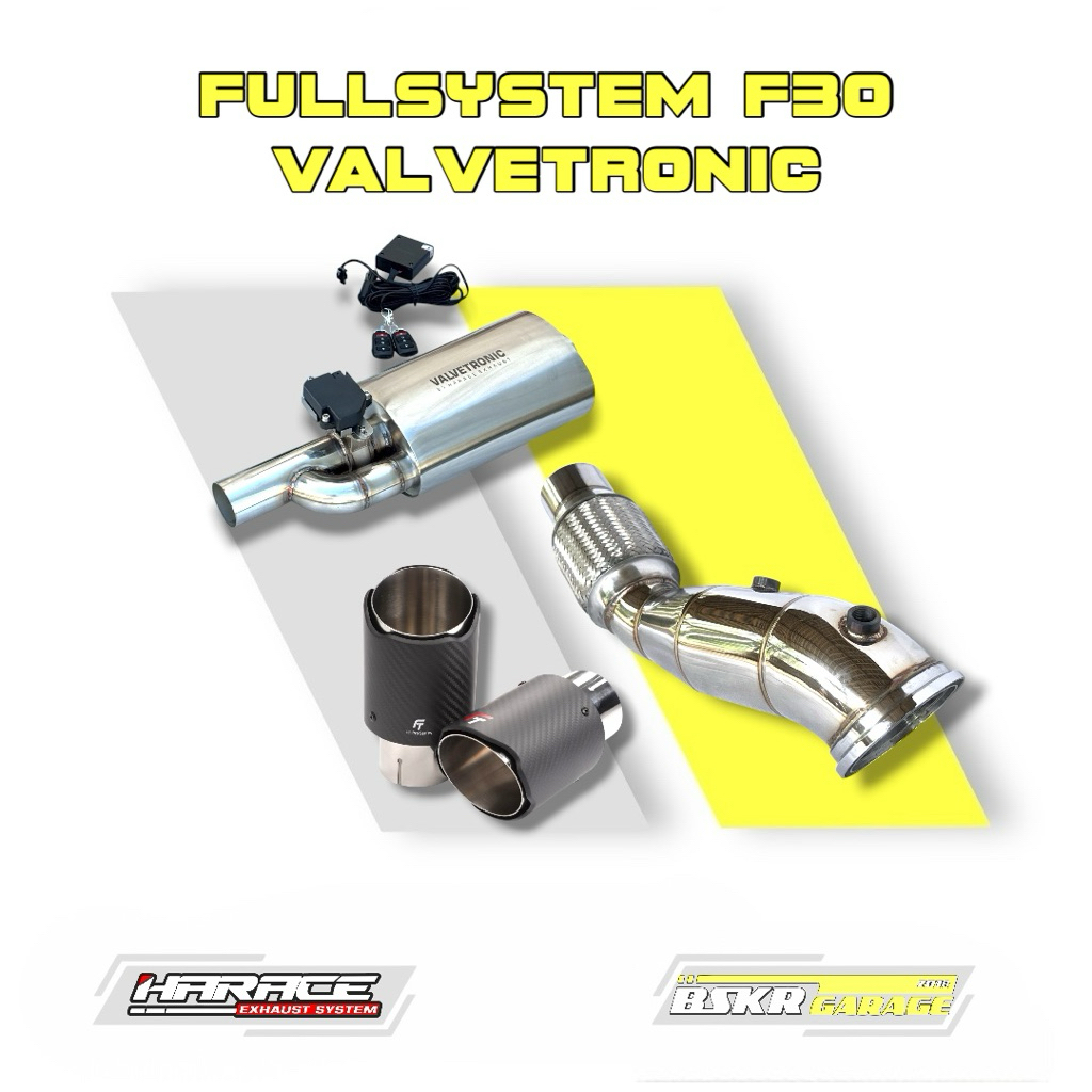 Knalpot Valvetronic Fullsystem BMW F30 Harace Exhaust