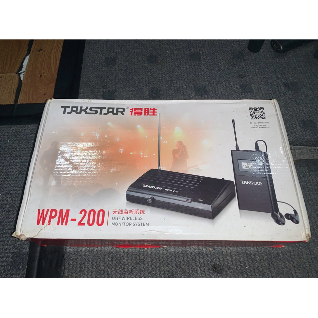 TAKSTAR WPM200 EAR MONITOR WIRELESS SYSTEM