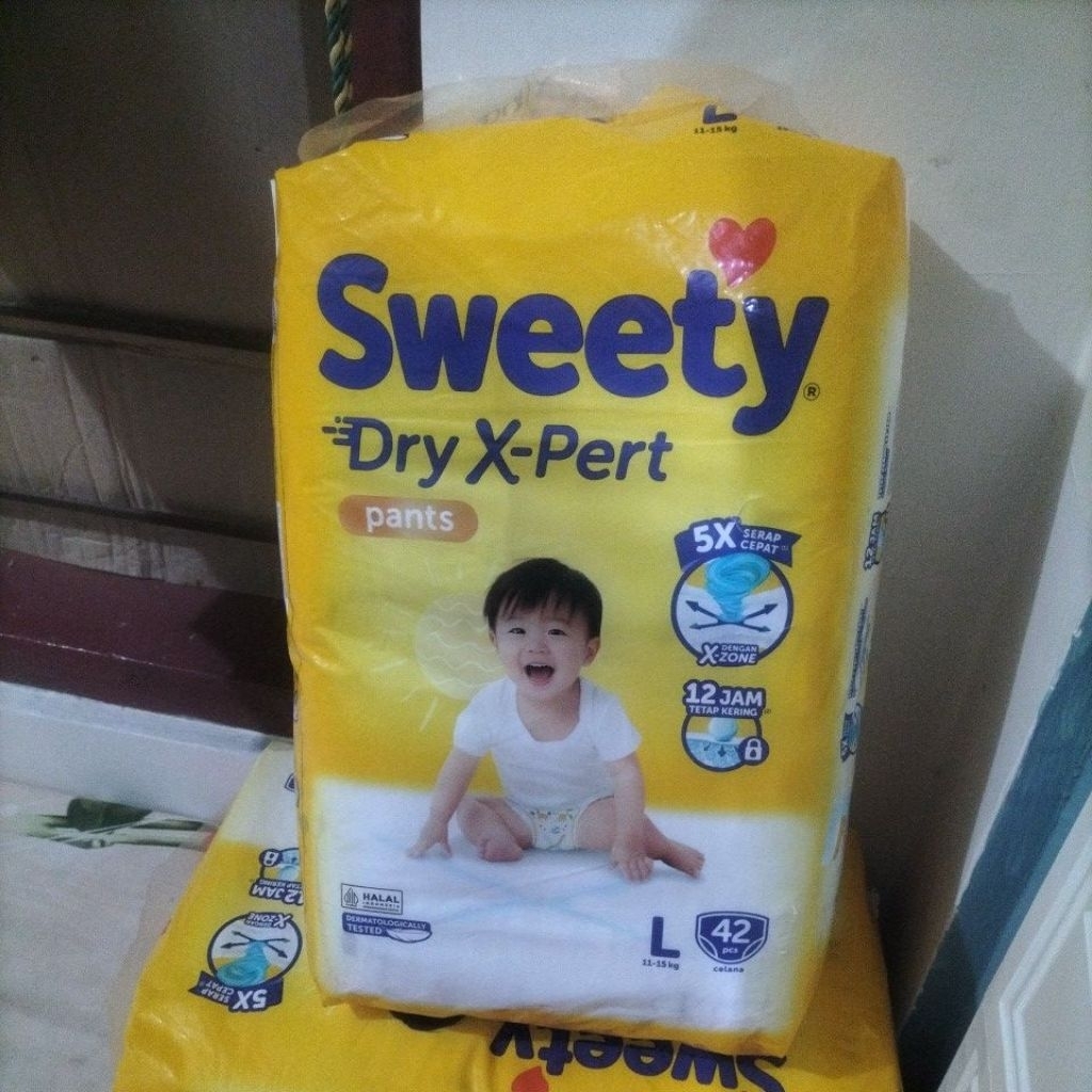 Popok Bayi Tipe Celana Ukuran L Sweety Pants