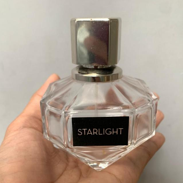 Botol Pafrum Kaca Kosong / Botol parfum bekas aigner starlight original / botol parfum 100ml / botol