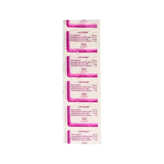 LACOLDIN 1 STRIP @ 10 TABLET
