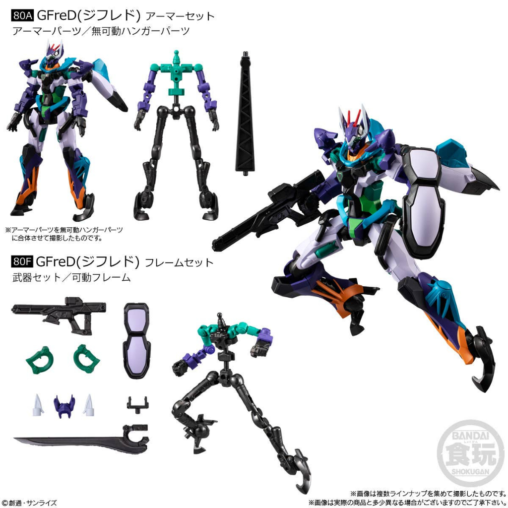 Mobile Suit Gundam G Frame  GFred Set bandai