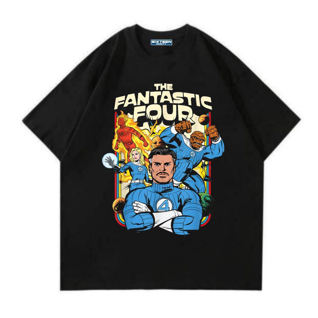 T-SHIRT | THE FANTASTIC FOUR | Oversized | Cotton Combed 24s