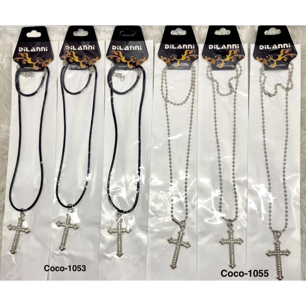 Kalung liontin salib/kalung rantai salib/kalung tali salib