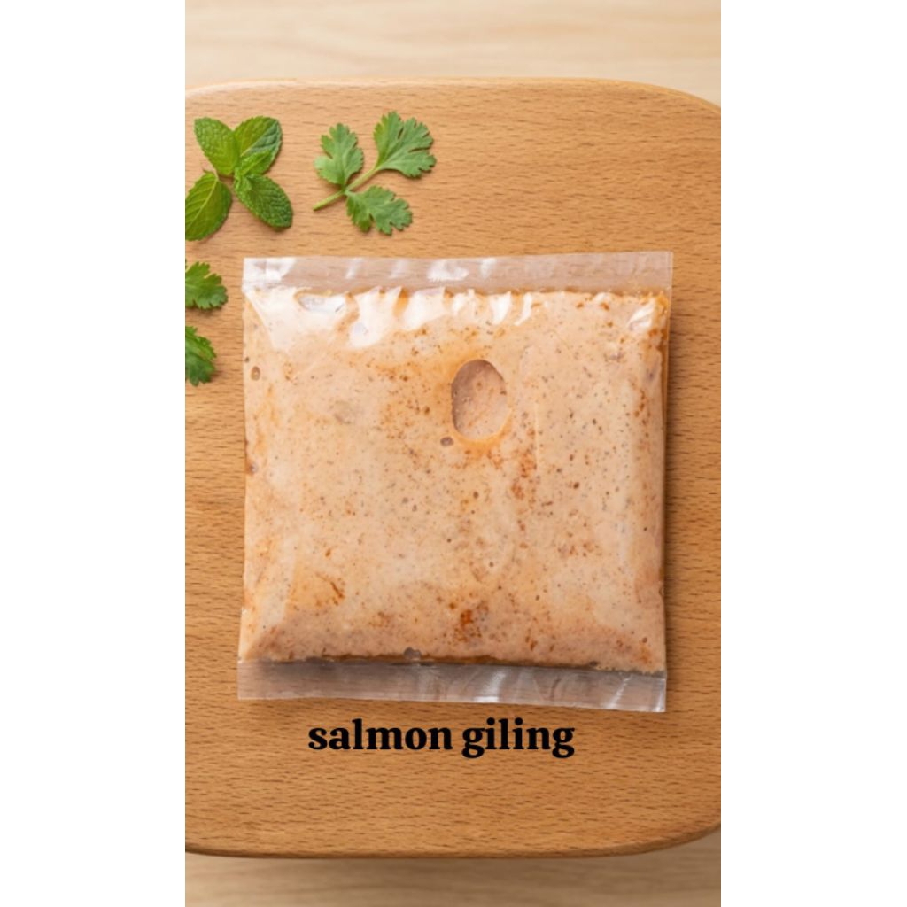 ikan salmon giling frozen beku
