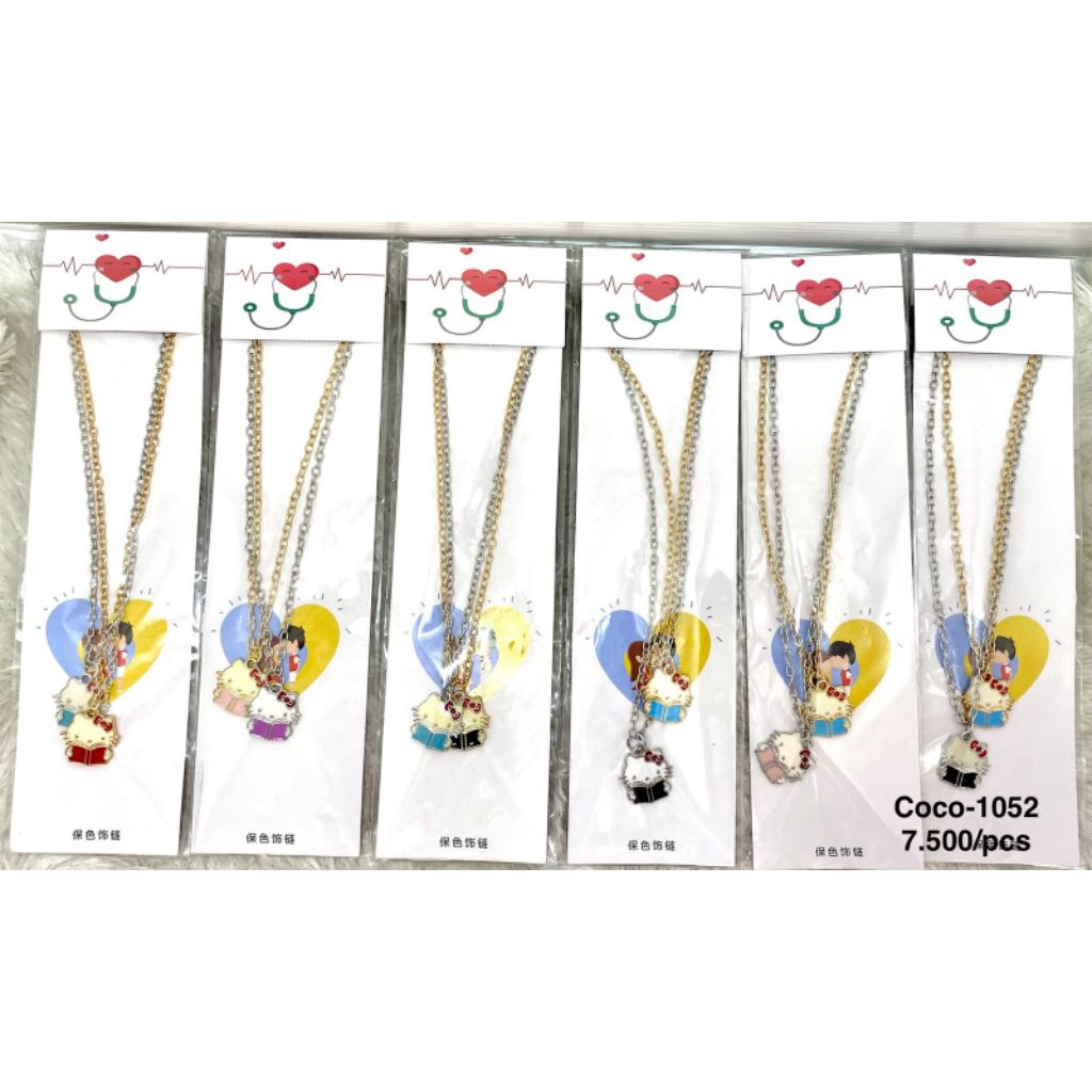 Kalung hello kitty/coco-1052/kalung couple isi 2 pcs