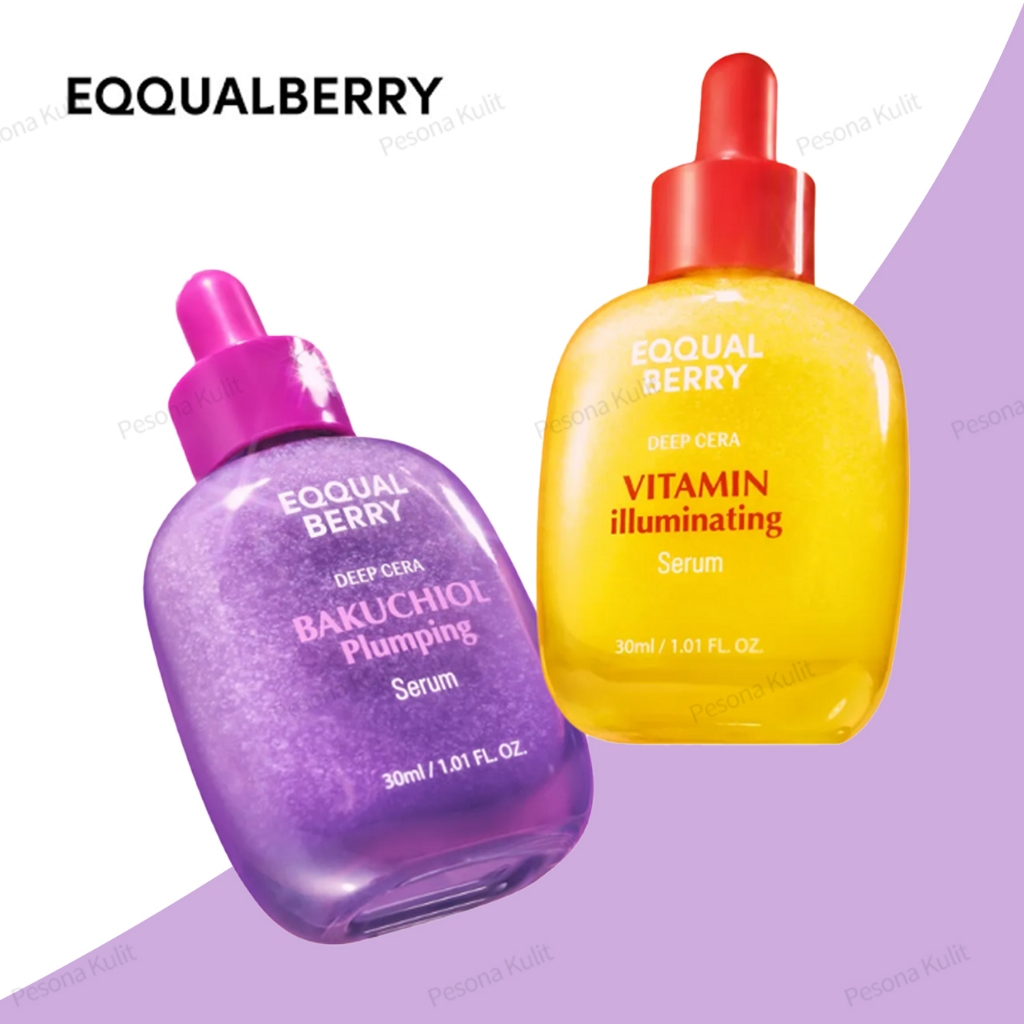 EQQUALBERRY Vitamin Illuminating Serum 30ml  /  EQQUALBERRY Bakuchiol Plumping Serum 30ml / EQQUALBE