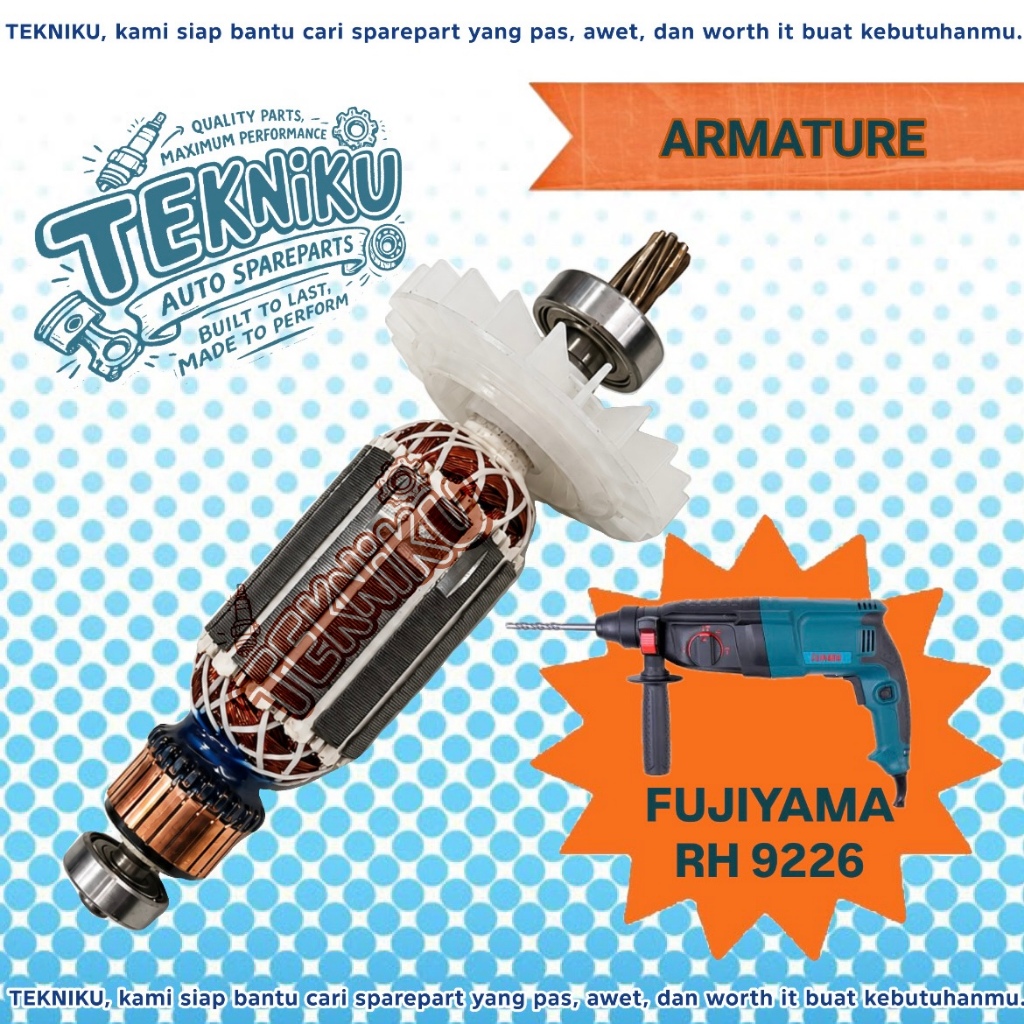 ARMATURE ROTARY HAMMER FUJIYAMA RH 9226 ANGKER BOR BOBOK FUJIYAMA RH 9226