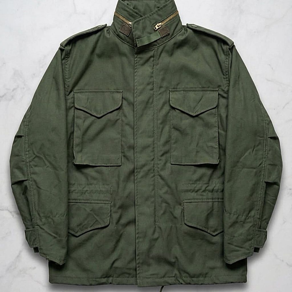 Jaket Tentara Model Klasik Korea Army Field Jacket 80's - jaket PDL hijau